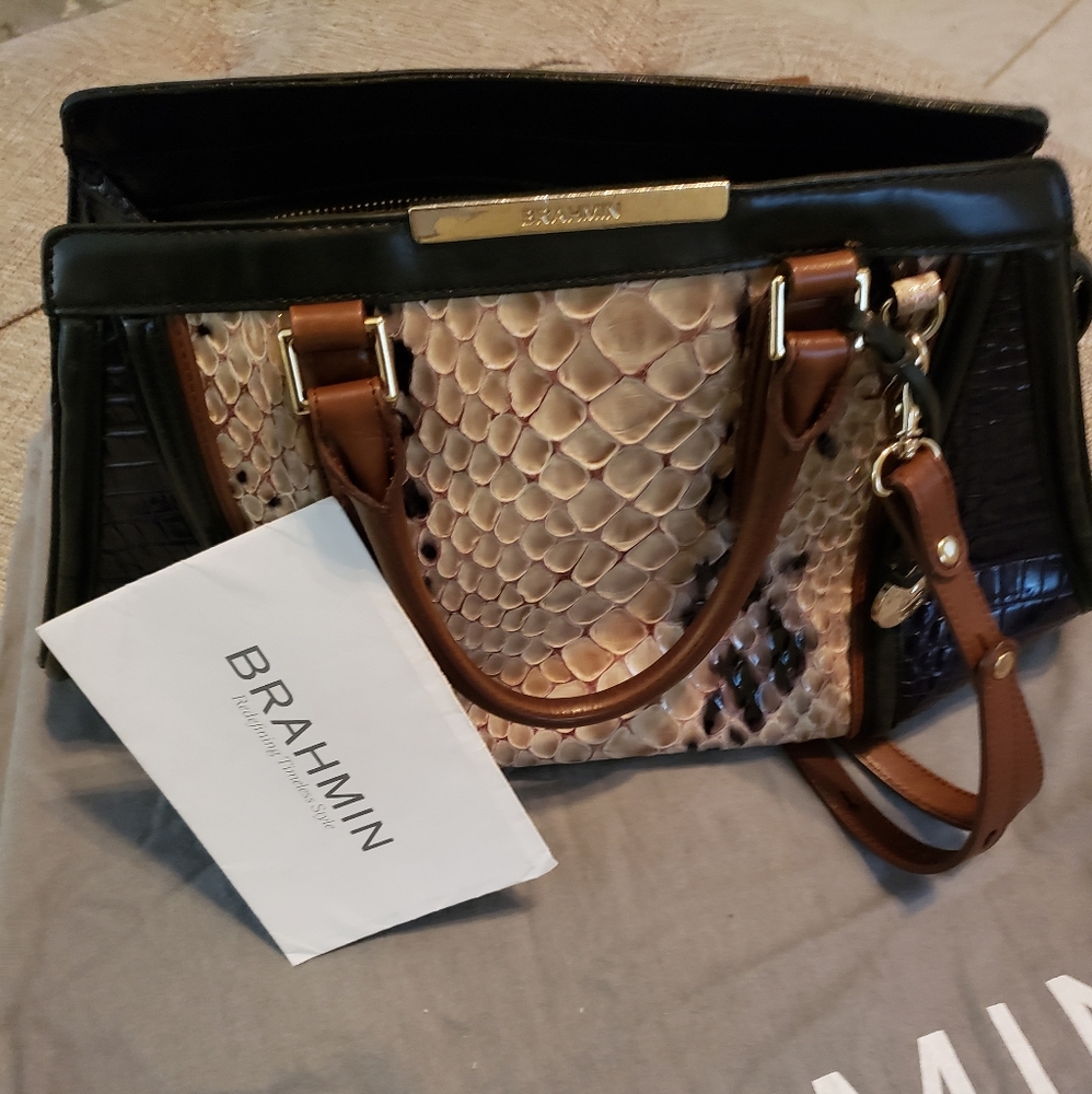Brahmin Arden Glacier Carlisle Satchel